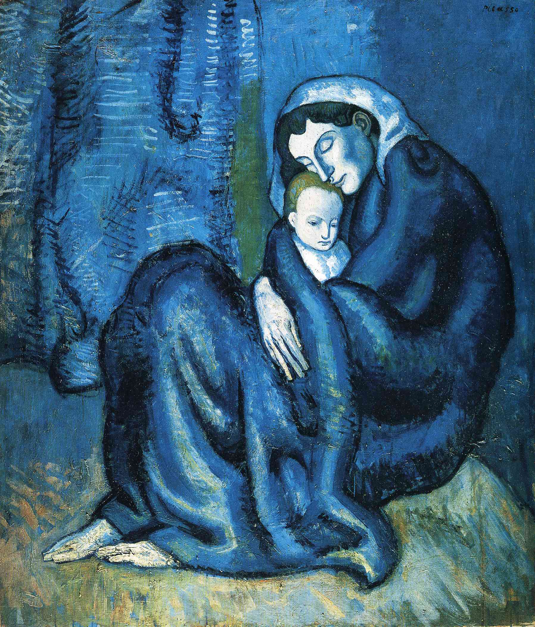 Picasso Mother and child 1902